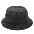 Wholesale plain washed frayed bucket hat